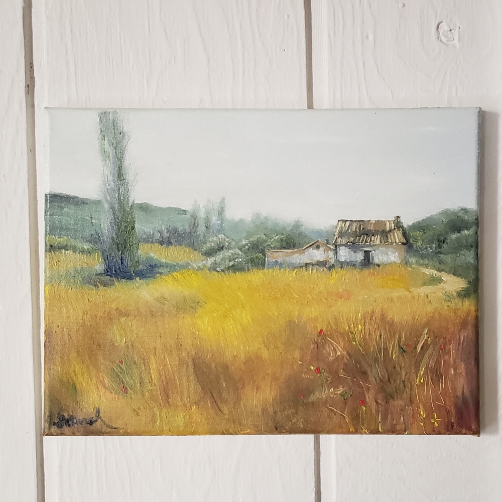 (Orders are accepted)Mediterranean life oil painting by me